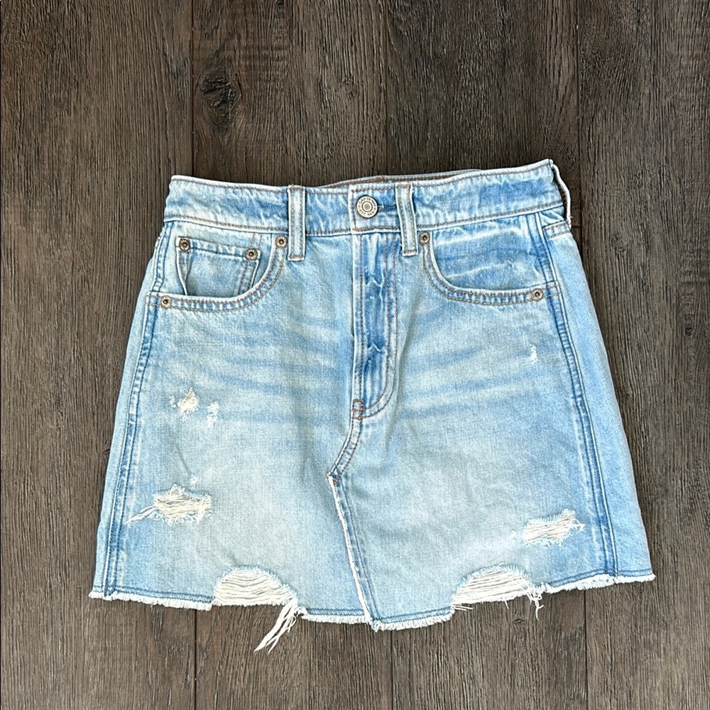 Gap kids Distressed Denim Skirt
